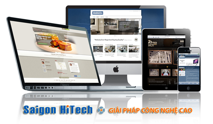 Thư viện mẫu website đẹp của Saigon Hitech